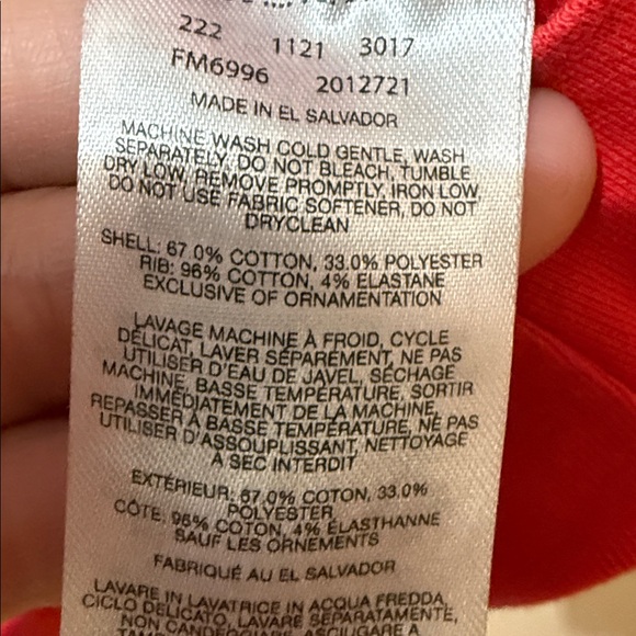 Columbia Vibrant Red Hoodie with Christmas Lights - Picture 4 of 8